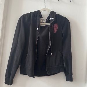 Black Vintage Pink sweater!size s